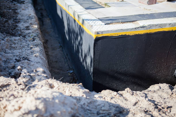 Residential Exterior Waterproofing installation at a Chatham, VA home by SJ Waterproofing Pros